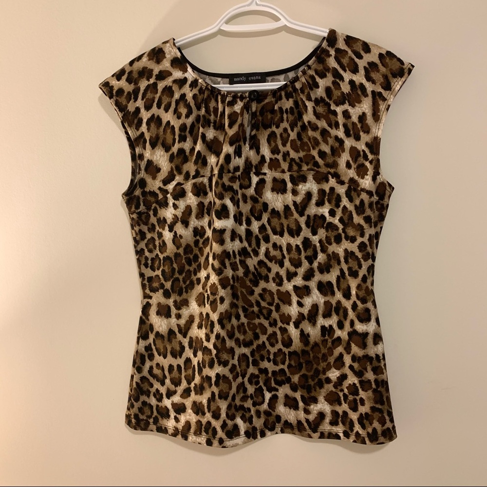 Leopard Top Size M